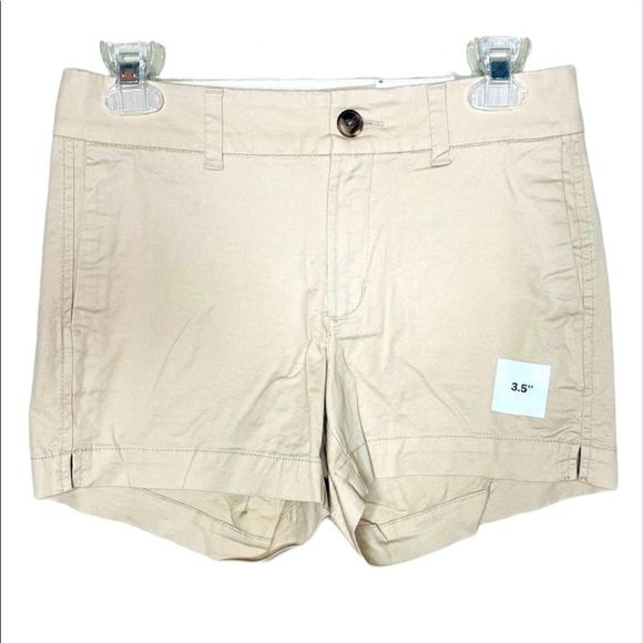 Old Navy Khaki Every Day Shorts 3” | Size 0 - Picture 1 of 8